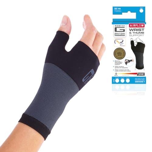 Image of Neo-G Wrist and Thumb Support for Arthritis, Joint Pain, Tendonitis, Sprain - Wrist Brace Compression Hand Support - M - Black
