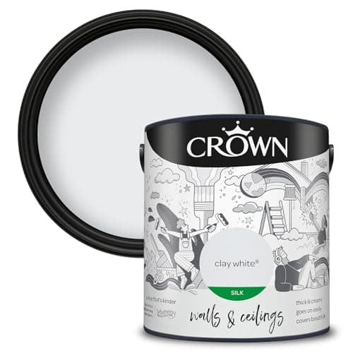 Image of Crown Retail Core Emulsion Silk Clay White 2.5 L