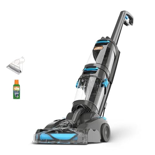 Image of Vax Dual Power Pet Advance Carpet Cleaner, Carpet Cleaning Machine, Carpet Washer, Stain Remover, Dual Rotating Brushbars, Pre-treatment wand and Wash Hose, 2.7L, CDCW-DPXA, Grey/Blue