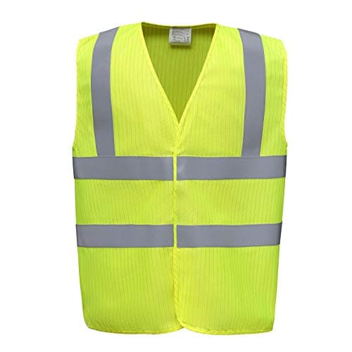 Image of Yoko Mens Hi-vis Flame-retardant Anti-static Waistcoat (XXL) (Yellow)