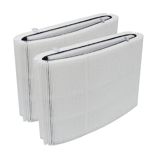 Image of PUREBURG Replacement Filters Compatible with BLUEAIR Blue Max 3250 auto & 3250i Air Purifiers, 2-Pack H13 HEPA Activated Carbon 2-IN-1