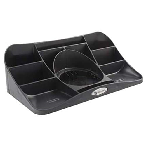 Image of Rexel Agenda2 Desk Tidy W286xD153xH92mm Charcoal Ref 2101028, Grey
