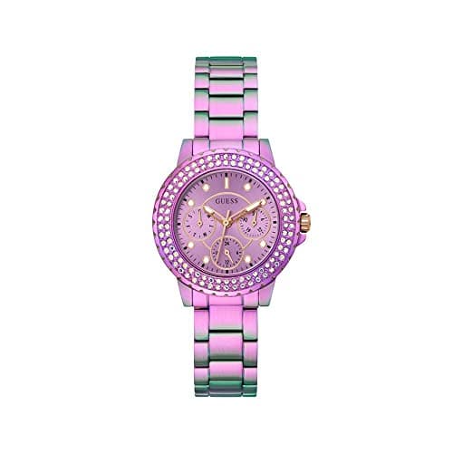 Image of GUESS GW0410L4 Ladies Crown Jewel Iridescent Watch