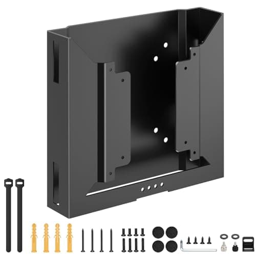 Image of HP Mini PC Wall Mount Bracket VESA Underdesk Monitor Arm Bracket for HP EliteDesk 800/805/705 Desktop, ProDesk 600/400/405, Pro 260 G1/G2/G3/G4/G9 Mini PC Wall Mount Bracket