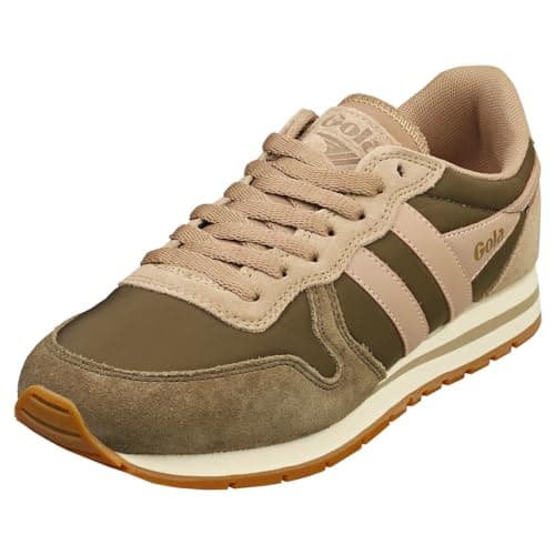Image of Gola Daytona Chute Womens Fashion Trainers in Khaki - 5 UK