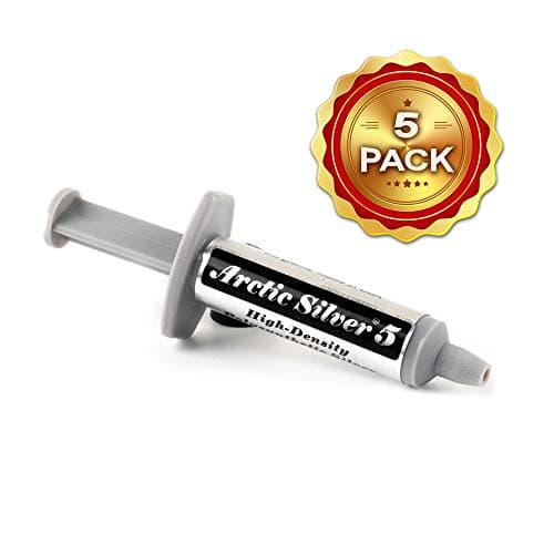 Image of Arctic Silver 5 As5-3.5Gx5 Thermal Compound 3.5 Gram Tube - Lot Of