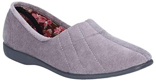Image of GBS AUDREY Ladies Slippers Grey 2