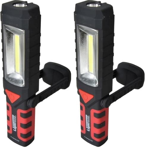Image of Faithfull Lighthouse Torches L/HSWIVELCOB LED Swivel Base Torch (Pack of 2)
