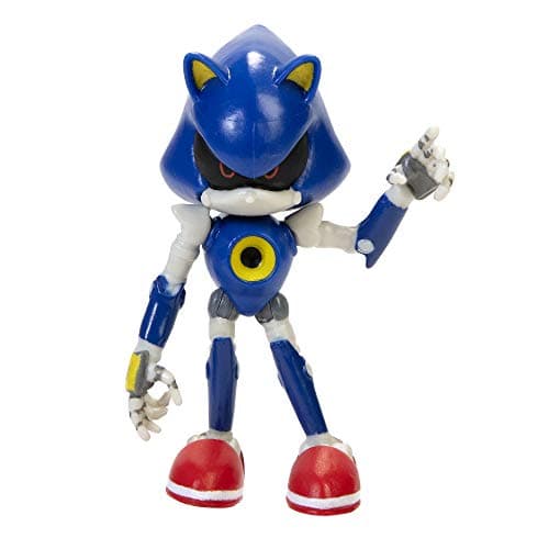 Image of Sonic The Hedgehog Metal Sonic Figure, 2.5” / 6cm Articulated Metal Sonic Action Figure, Authentic Collectible Toy With Pose Ability