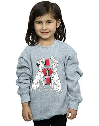 Image of Disney Girls 101 Dalmatians Family Sweatshirt Sport Grey 9-11 Years
