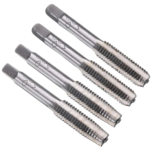 Image of sourcing map 2 Set Metric Hand Taps, M8 x 1.25 H2 Thread Taper + Bottom Tap, 9CrSi Alloy Tool Steel Screw Threading Milling Tapping Tool Kit