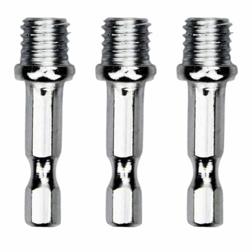 Image of 3PCS Hexagonal Drill Adapter M14 Adapter 1/4 inch hexagon for drill cordless screwdriver drill chuck backing plate splitting tools electric wrench 45.5x16.9mm