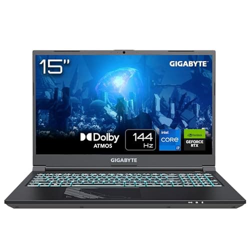 Image of Gigabyte G5 MF5 Gaming Laptop - 15.6 Inch, 144Hz FHD, i7-13620H, RTX 4050 GPU, 16GB DDR5 4800MHz, 1TB SSD, Windows11+M365, 2 Year Warranty, G5 MF5-H2UK354KO