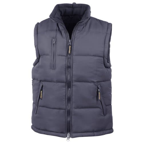 Image of Result Mens Ultra Padded Bodywarmer Water Repellent Windproof Jacket (L) (Navy Blue)