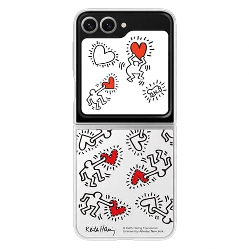 Image of Samsung Galaxy Official Keith Haring Flipsuit Case for Galaxy Z Flip6, White