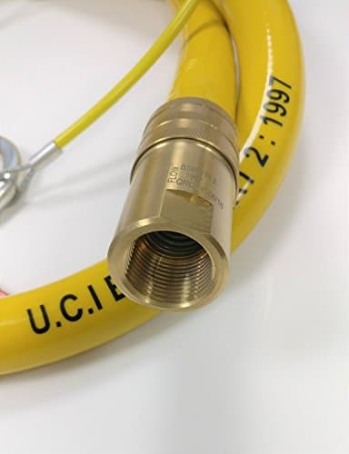 Image of CATERHOSE COMMERCIAL GAS HOSE YELLOW, SIZE 1/2", 1.5M BS 669