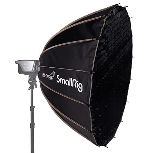 Image of SMALLRIG Parabolic Softbox, Softbox Quick Release 47.2inch/120cm, Compatible with SMALLRIG and Other Bowens Mount Light for Neewer for Aputure for Godox - 4140