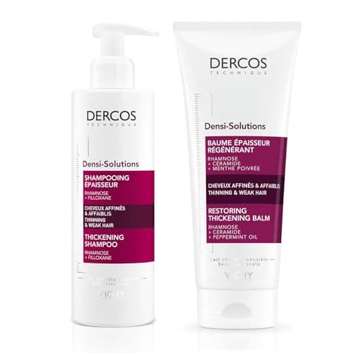 Image of Vichy Dercos Densi-Solutions Duo Pack – Thickening Shampoo & Balm – Boosts Volume & Hair Density – 250ml + 200ml