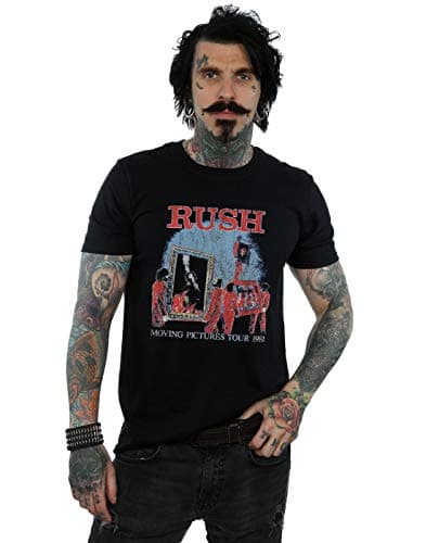 Image of Absolute Cult Rush Men's Moving Pictures Tour T-Shirt Black XX-Large