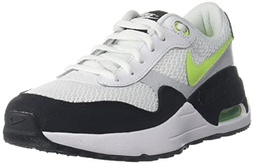 Image of NIKE Air Max Systm (Td) Sneaker, White Black Volt Pure Platinum, 5.5 UK Child