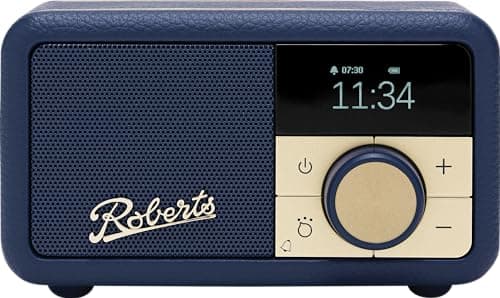 Image of Roberts Revival PETITE2 FM/DAB/DAB+ Digital Radio with Bluetooth, Midnight Blue