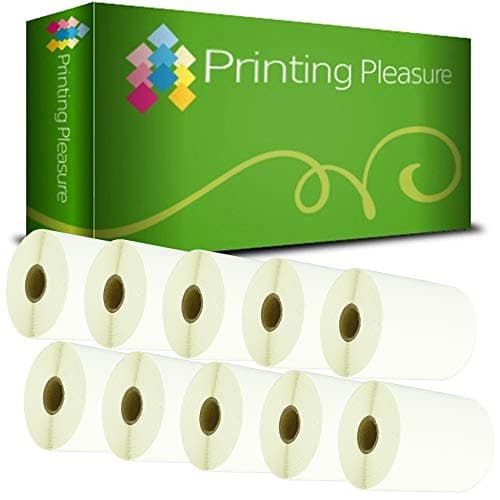 Image of Printing Pleasure 10x Compatible Zebra 100mm x 210mm White Direct Thermal Labels (200 Labels per Roll) for Zebra, Toshiba, Citizen, Eltron, Orion, UPS Label Printers