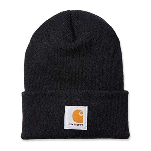 Image of Carhartt Workwear A18 Acrylic Watch Hat Unisex Winter Hat Black 3544
