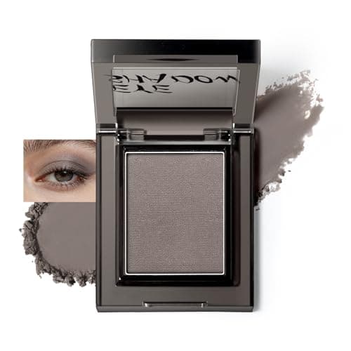 Image of Noerrors Matte Grey Eyeshadow, Cool Toned Ash Grey Single Eye Shadow Palette, High Pigmented Smooth Blendable Powder for Natural or Smokey Looks, Long-Lasting Waterproof & Smudge-Proof Eye Makeup #14