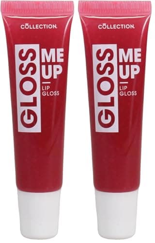Image of Collection Cosmetics Lasting High-Shine, Non-Sticky, Gloss Me Up Scented Lip Gloss, Dragon Fruit, 10ml (Pack of 2)