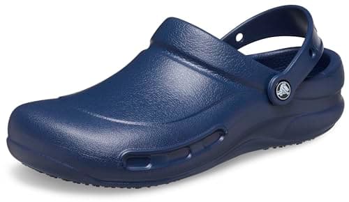 Image of Crocs Unisex Bistro Clogs, Navy, 5/6 UK