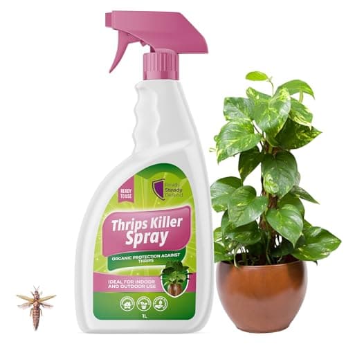Image of Thrips Killer Spray 1L - Effective Insecticidal Soap Bug Spray for Home & Thrips Killer Houseplants - Plant Protection Solution for Indoor & Outdoor Use - Natural Formula for Healthy Plants