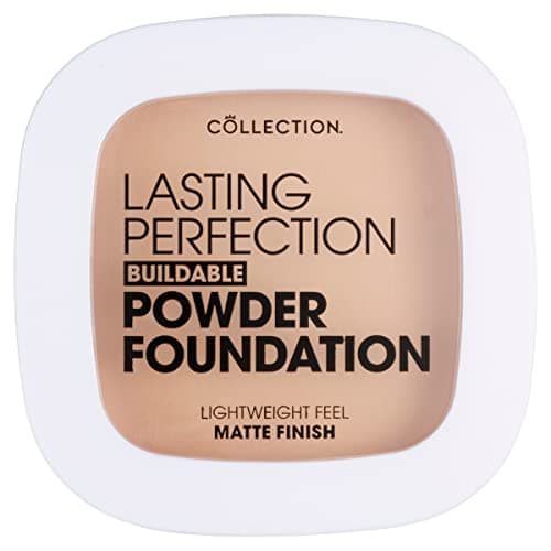 Image of Collection Cosmetics, Lasting Perfection Buildable Powder Foundation, Medium Coverage, Lightweight Feel, Matte Finish, Fair, 7.5g
