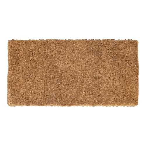 Image of Nicola Spring Premium Handmade Coir Door Mat - 120 x 60cm - Pack of 1 - Natural Decorative Indoor Front Door Floor Mat Entry Dirt Trapper Rug Outdoor Boot Scraper Doormat