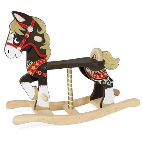 Image of Le Toy Van PL140 Rocking Horse, Black
