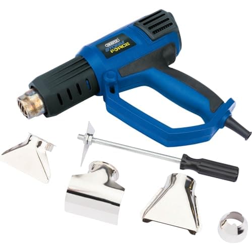 Image of Draper 15225 Storm Force Hot Air Gun (2000W) 2000 W 230 V , Blue