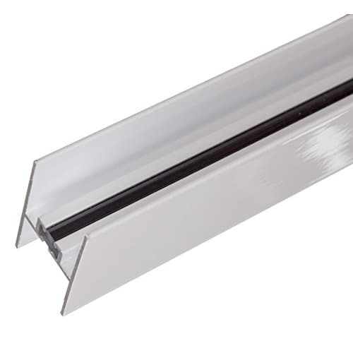 Image of White 24/25mm Aluminium Muntin Bar Glass Unit Polycarbonate Joint Strip Thermally Broken Glazing Connector 2.1M Conservatory Roof