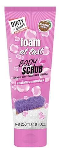 Image of Dirty Works Tropic Like It's Hot Coconut Sugar Scrub: Foaming Exfoliator - Tropical Body Polish for Smooth, Soft Skin with Moisturizing Oils & Creamy Lather (250g)