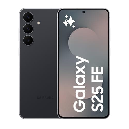 Image of Samsung Galaxy S25 FE, AI Smartphone, Slim 7.4mm Frame, 6.7" FHD Display, 50MP Camera, Exynos 2400, 128GB Storage, 8GB Memory, 4900 mAh Battery, JetBlack, 3 Year Extended Warranty (UK Version)
