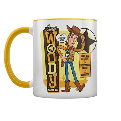 Image of Pyramid MGC25524 Toy Story 4 (Woody) Yellow Inner C Mug, 11oz/315ml