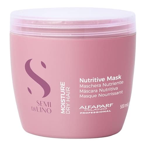 Image of Alfaparf Milano Semi Di Lino Moisture Nutritive Mask 500ml - nutritive mask for dry hair