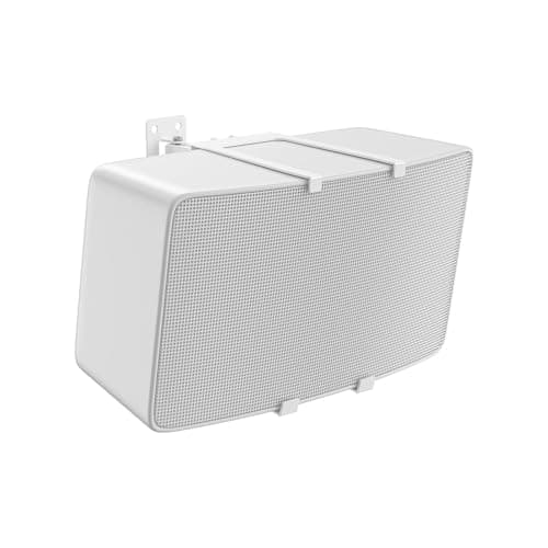 Image of Dinghosen Speaker Wall Mount for Sonos Five & Play 5 Gen 2 Speaker Mount, Tilt & Swivel Adjustable Bracket for Sonos Play:5 and Sonos Five Wall Mount, White