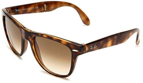 Image of Ray-Ban RB4105 710/51 Tortoise Folding Wayfarer Sunglasses Lens Category 2 Size 54mm