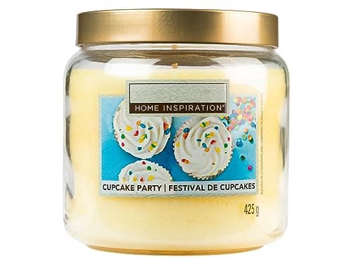 Image of Yankee Candle Scented Candle | Home Inspiration | Cupcake Party | Medium Jar Candle | Up to 75 Hours Burn Time
