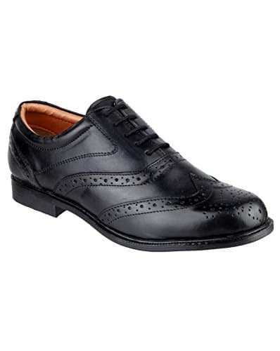 Image of Amblers Liverpool Oxford Brogue/Mens Shoes (10 UK) (Black)