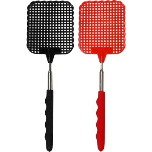 Image of Ram® 2 X Extendable Telescopic Fly Swatters Pack Of 2 Strong 75CM Pest Control Fly Mosquito Wasp Bug Insect Swat