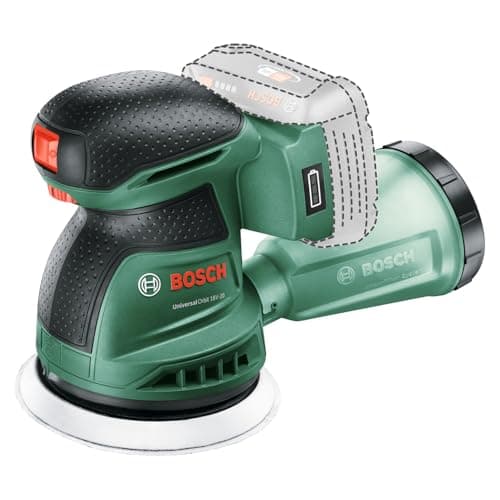 Image of Bosch Cordless Random Orbit Sander UniversalOrbit 18V-20 (Sanding on Medium to Large Wooden, Varnished and Painted Surfaces; Diameter: 125mm; 18 Volt System; Without Battery)