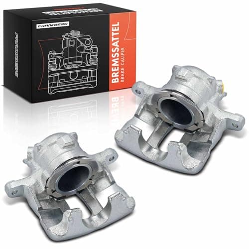 Image of Frankberg 2x Brake Caliper Disc Brake Front Left Right Compatible with 190 W201 1.8L-2.0L 1982-1993 Replace# 0004205183
