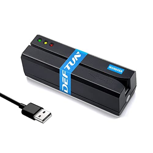 Image of (MSR605 & 206 Magnetic Card Reader & Program Software for Windows 98/Me/XP/Vista/Windows7 & 3-track version can read/write all three tracks data, 300-4000 oe & Support USB Communication) MSR605 Magnet