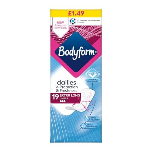Image of BODYFORM Dailies Extra Long Panty Liners
