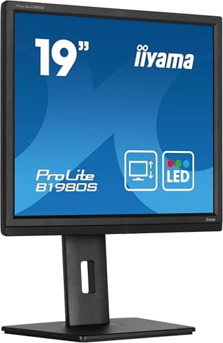 Image of iiyama B1980S-B1 19" TN, 1280x1024, HDMI, DP, Speakers, Height Adjustable Stand